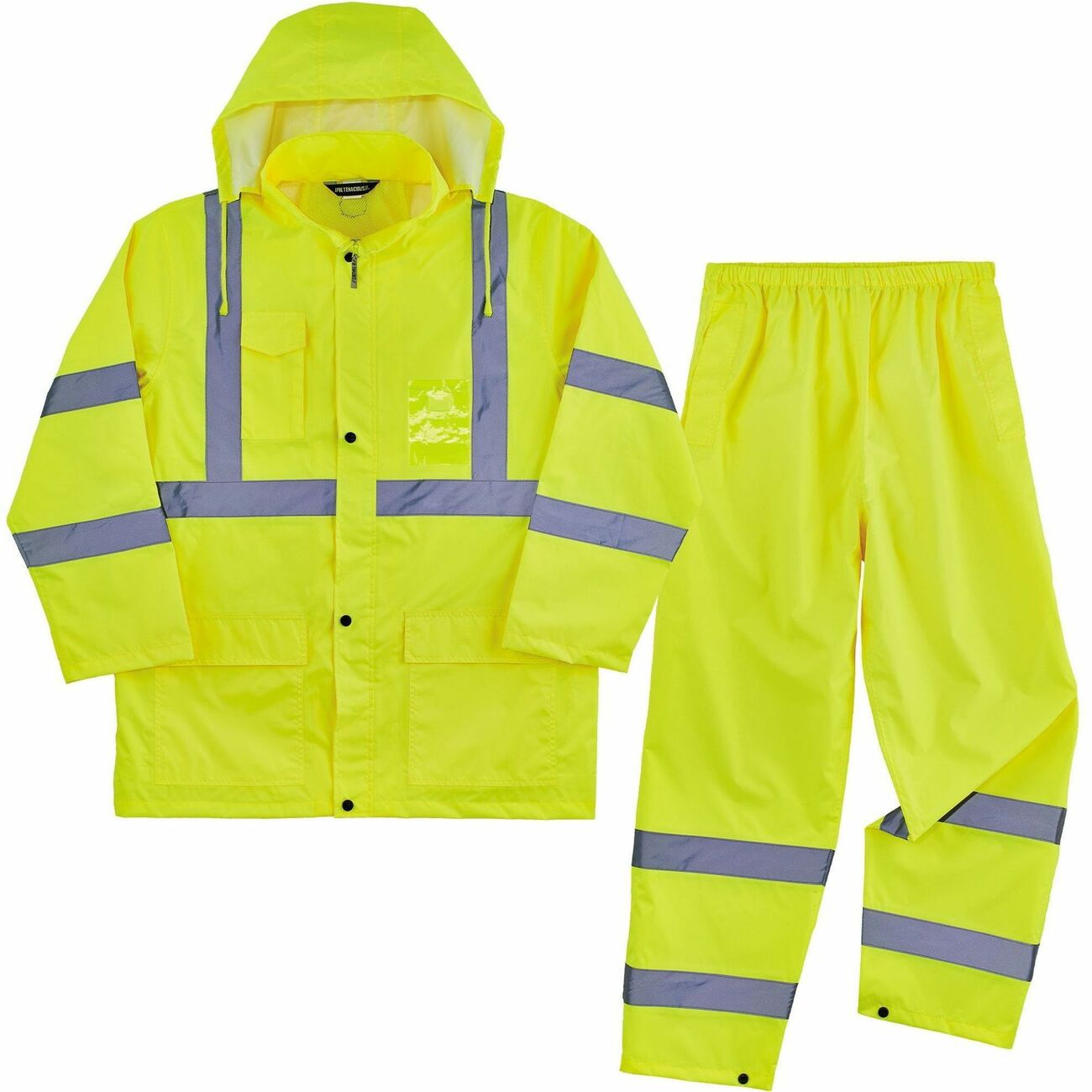 Suit Rain Ltwt Lime L
