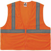 Vest Mesh Zipper Orng L/Xl
