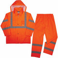 Suit Rain Ltwt Orange 2X