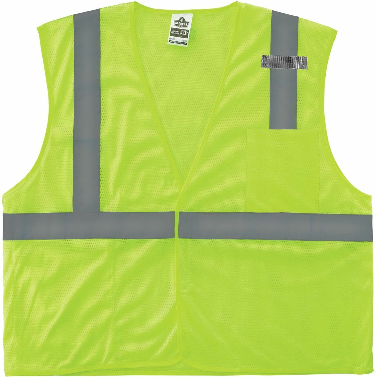 Vest Econo Mesh Hl Lime L