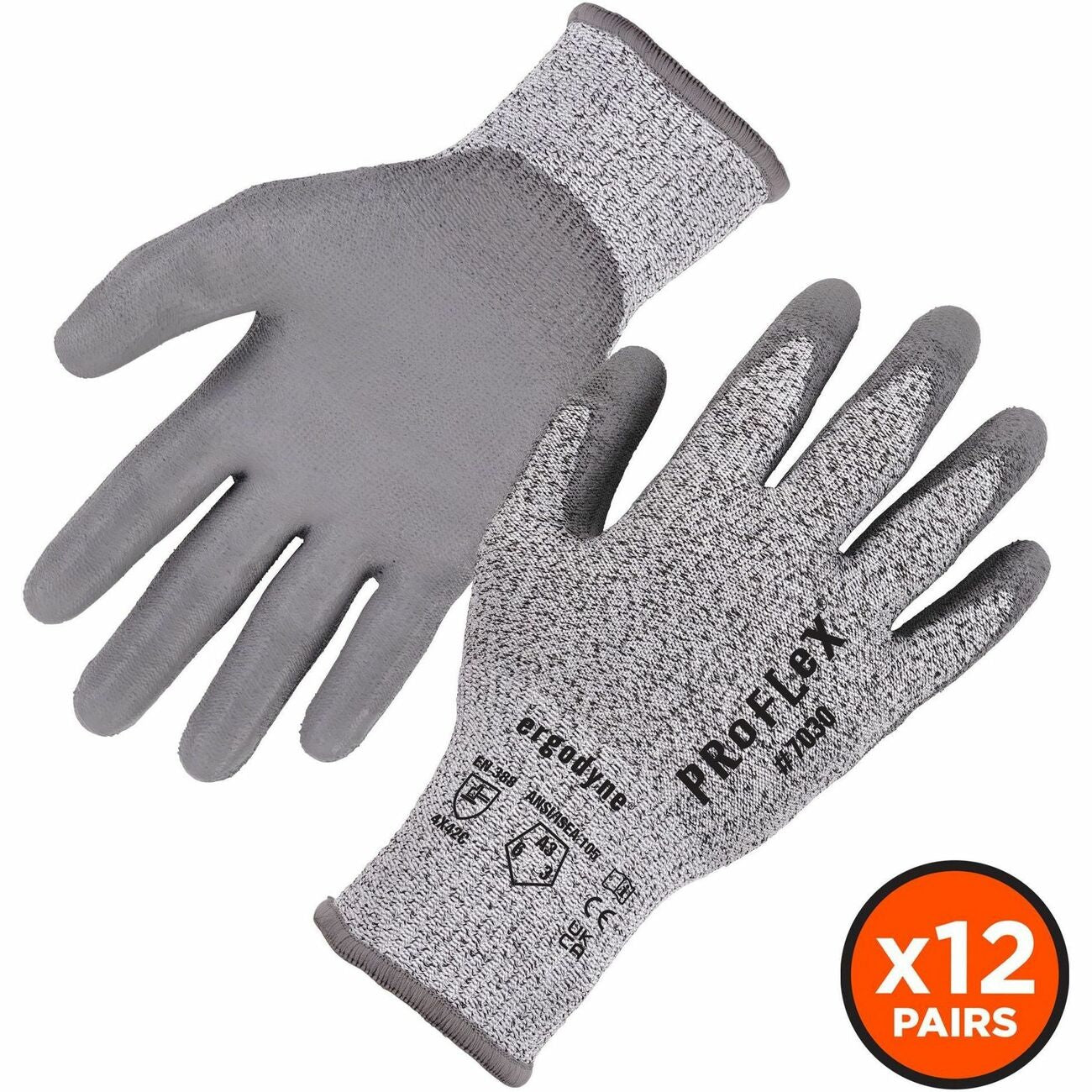 Glove Coated A3 Pu Gray Xl