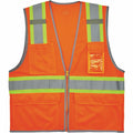 Vest Two-Tone Mesh Orange L