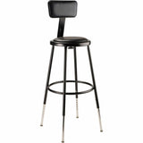 National Public Seating 6400 Series Heavy-Duty Padded Stools
