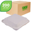 Container 9X9 Hinged Wht