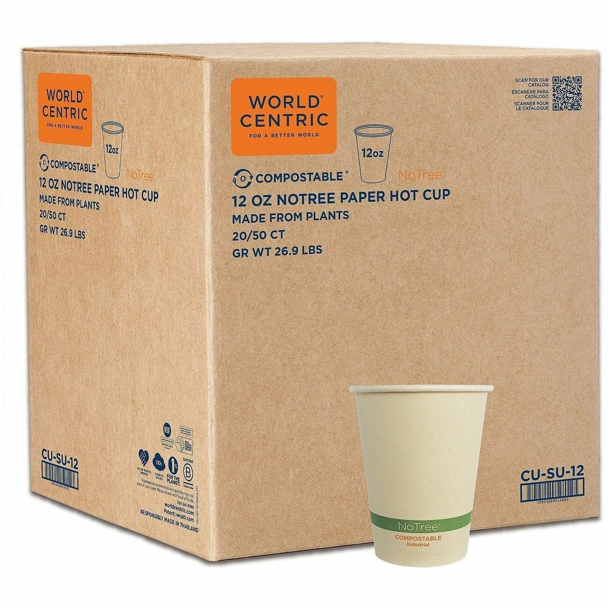World Centric NoTree Paper Hot Cups