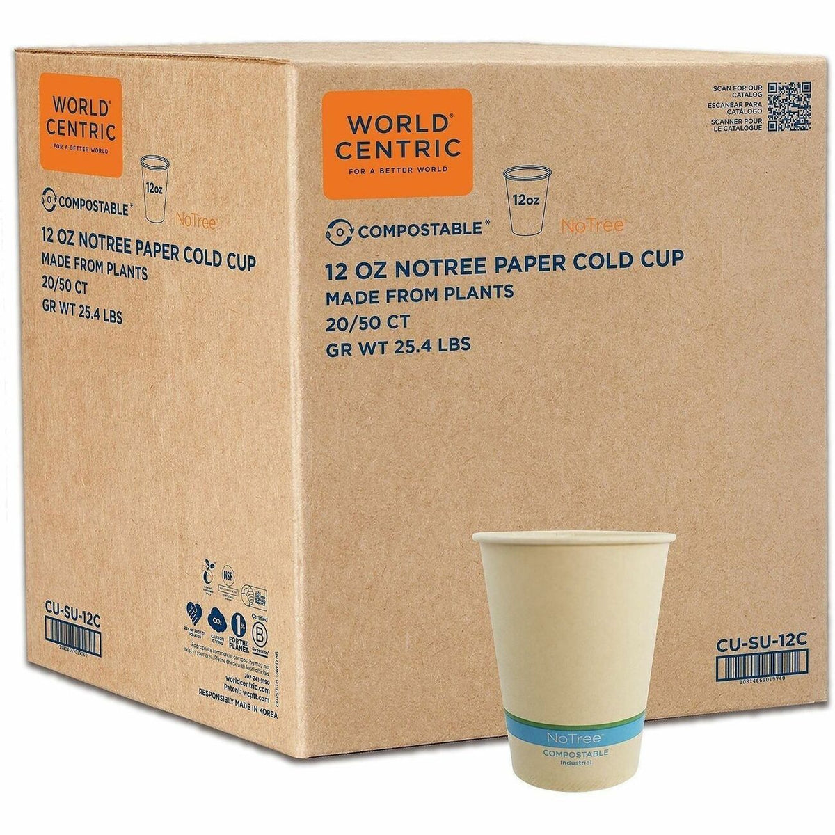 No Tree Compostable NoTree Paper Cold Cups