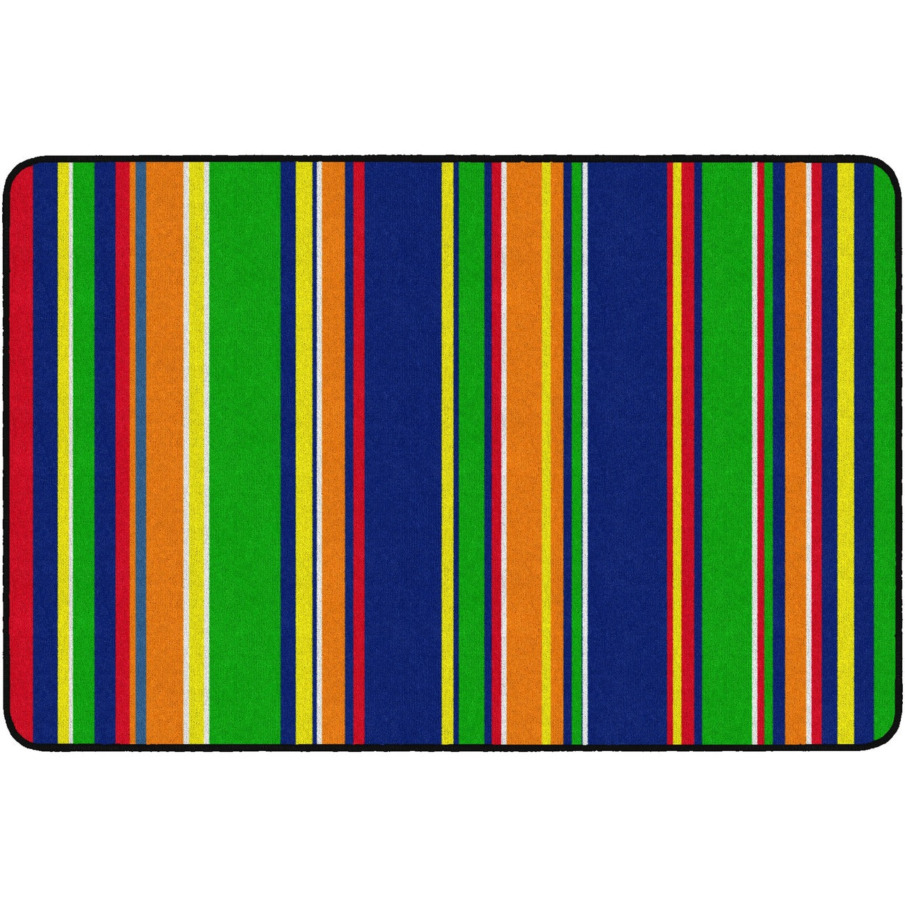Rug Clsrm Stripes Primary