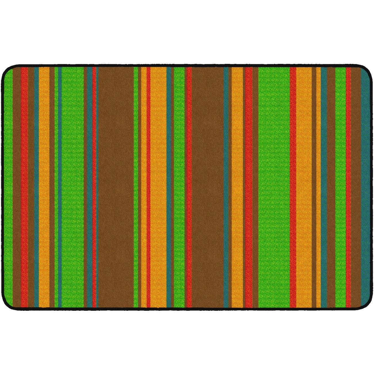 Rug Clsrm Stripes Primary