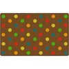Rug Classroom Dots Muted