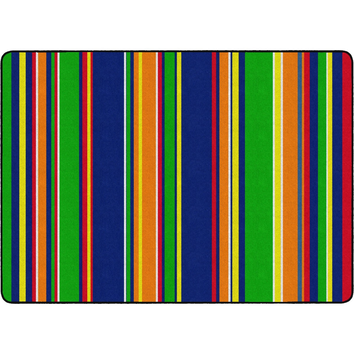 Rug Clsrm Stripes Primary