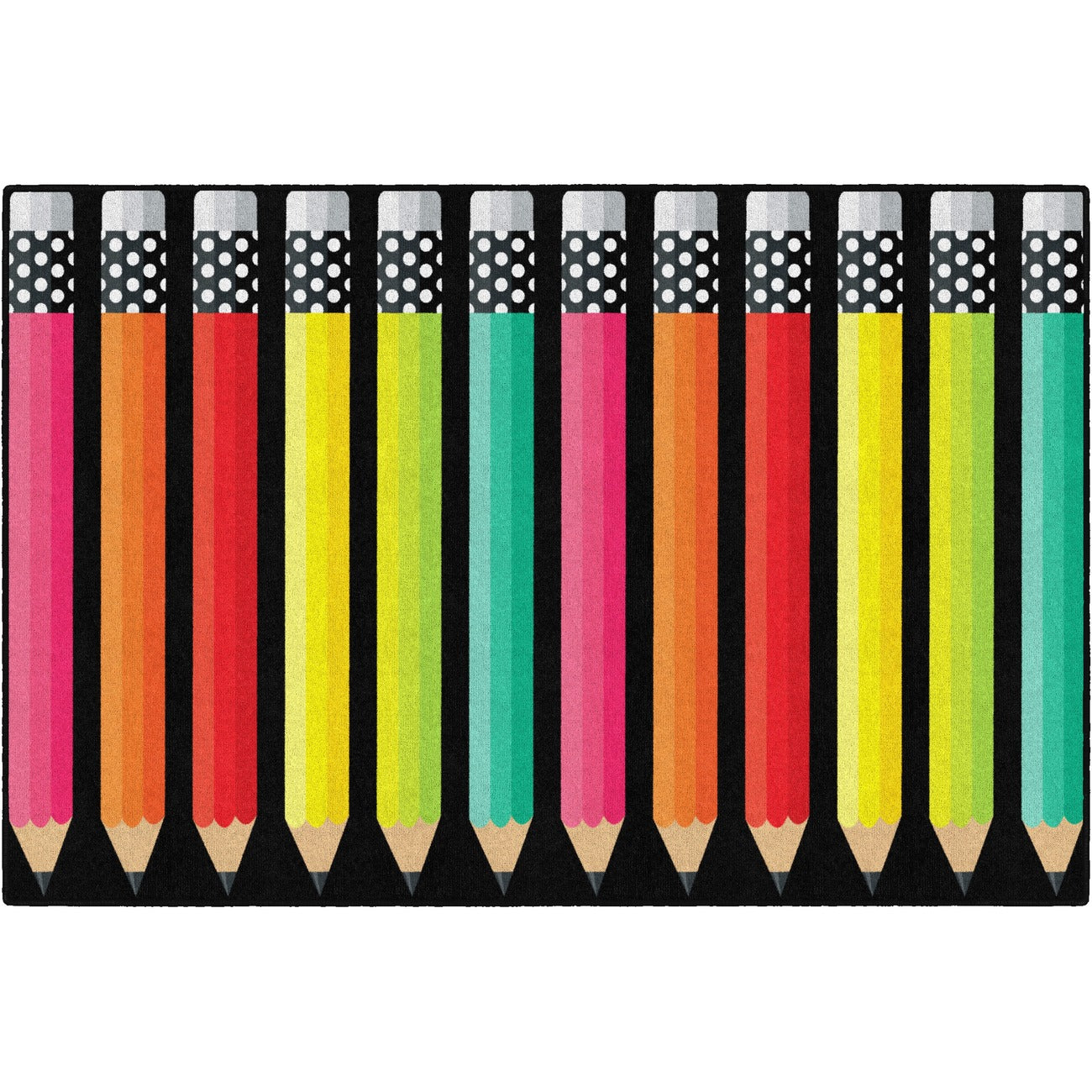 Rug Seat Schoolgirl Pencils