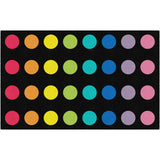 Flagship Carpets Schoolgirl Style Rainbow Dots Rug