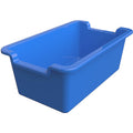 deflecto Bin Rectangle Blue