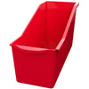 deflecto Book Bin Red
