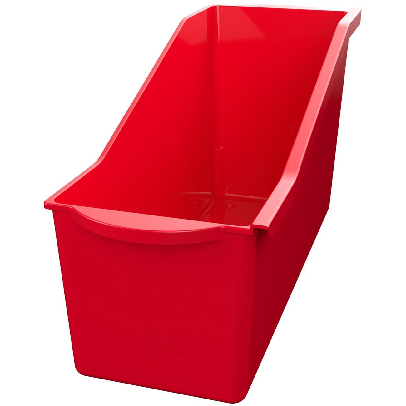 deflecto Book Bin Red