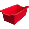 deflecto Bin Rectangle Red