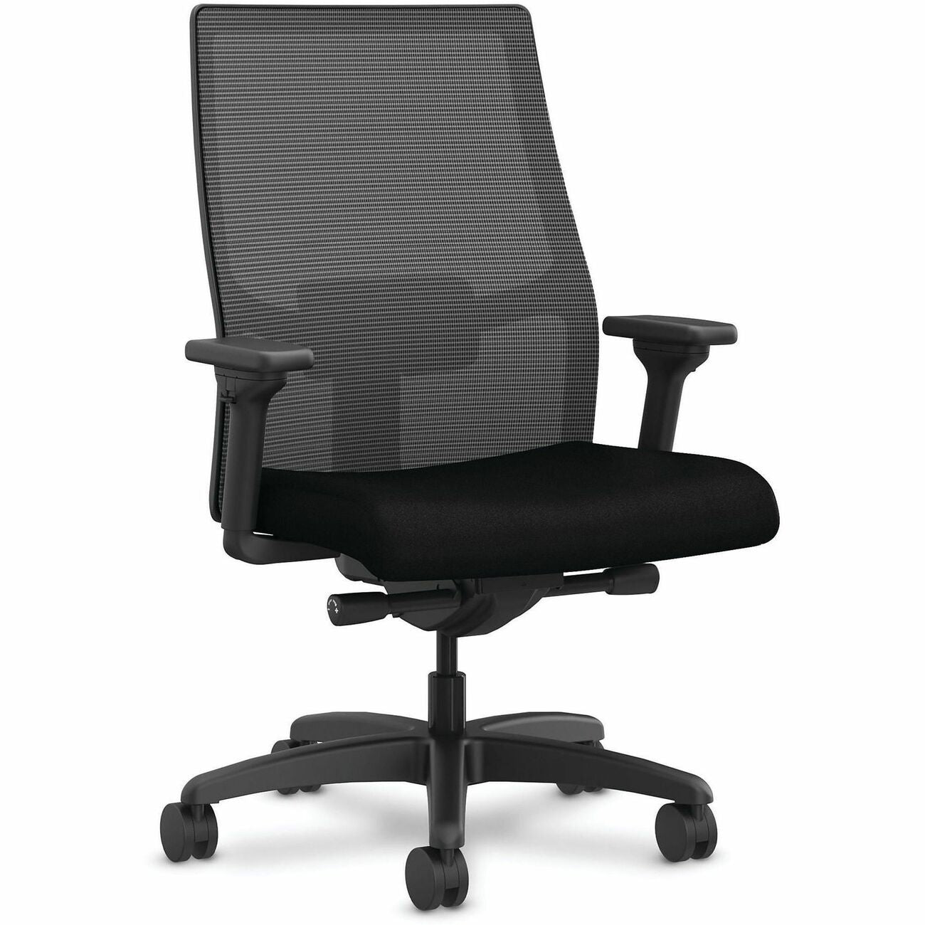 HON Chair Task Bigtall Adjarm Blk