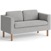 HON Loveseat Lounge Fabric Gry