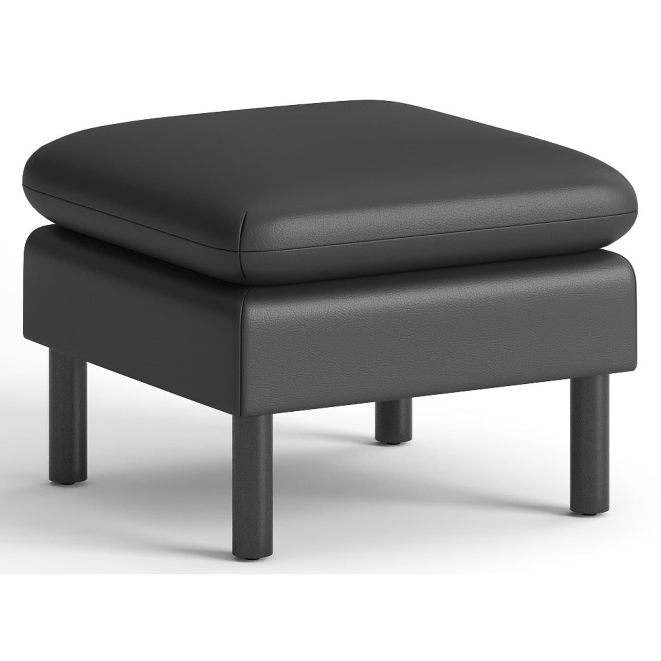 HON Ottoman Lounge Fabric Blk
