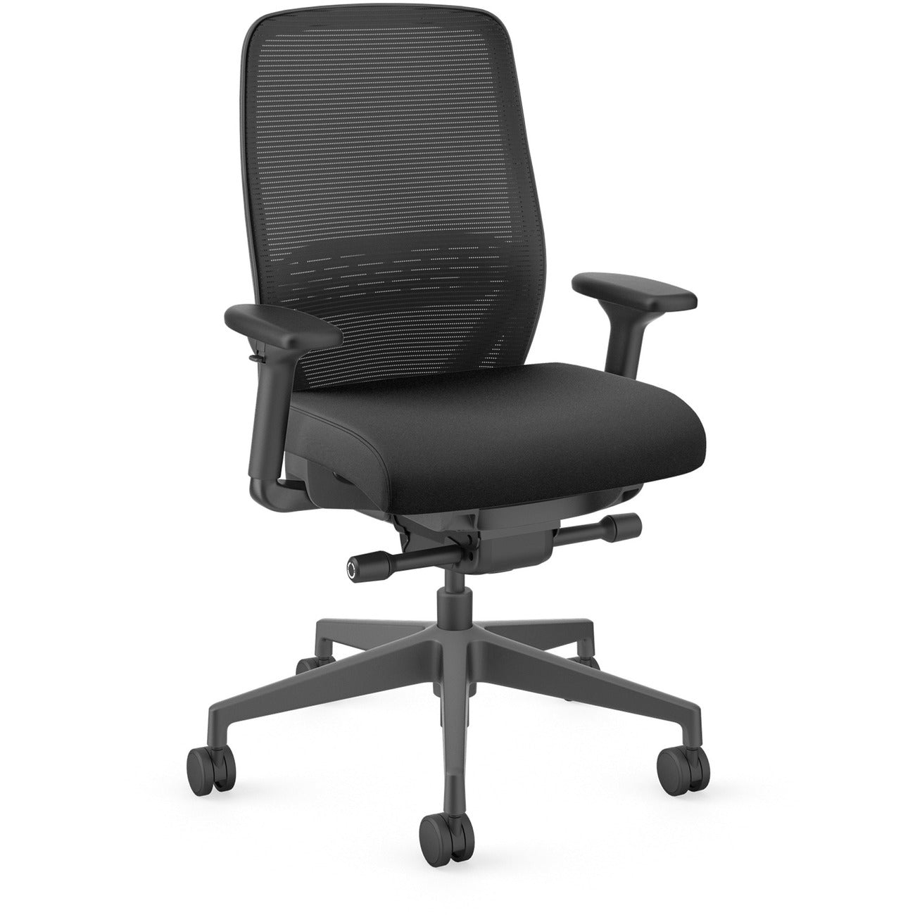 HON Chair Task Adjarm Mshbk Blk