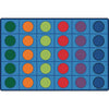 Rug Rec Clrfl Rows 76"X12