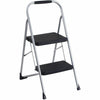 2Step Ladder Silver Rubber Gri