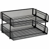 Mind Reader Tiered Stackable Paper Trays