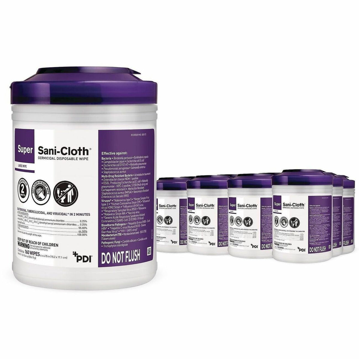 PDI Super Sani-Cloth Germicidal Disposable Wipe