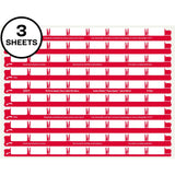 Avery&reg; 8 Tab Easy Print & Apply Clear Label Sheet Refills (11226)