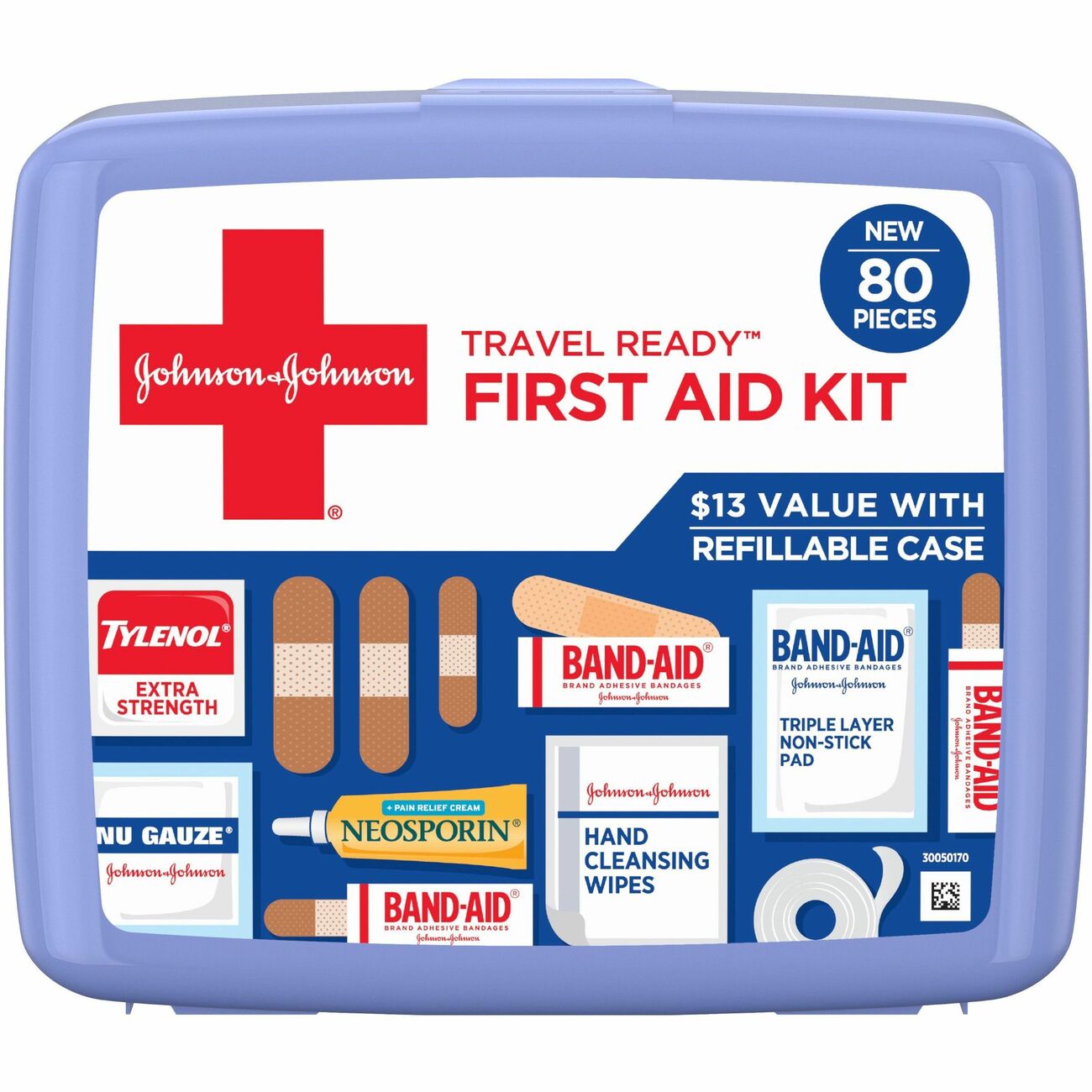 Kit Travel First Aid 80 Ct