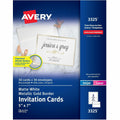Avery Invitation Goldbrdr 5X7 30