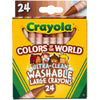 Crayola Cryn Cotwultracln Lg 24Ct