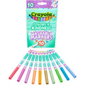 Crayola Mkr 10Ct Fl Wh Clrskndnss