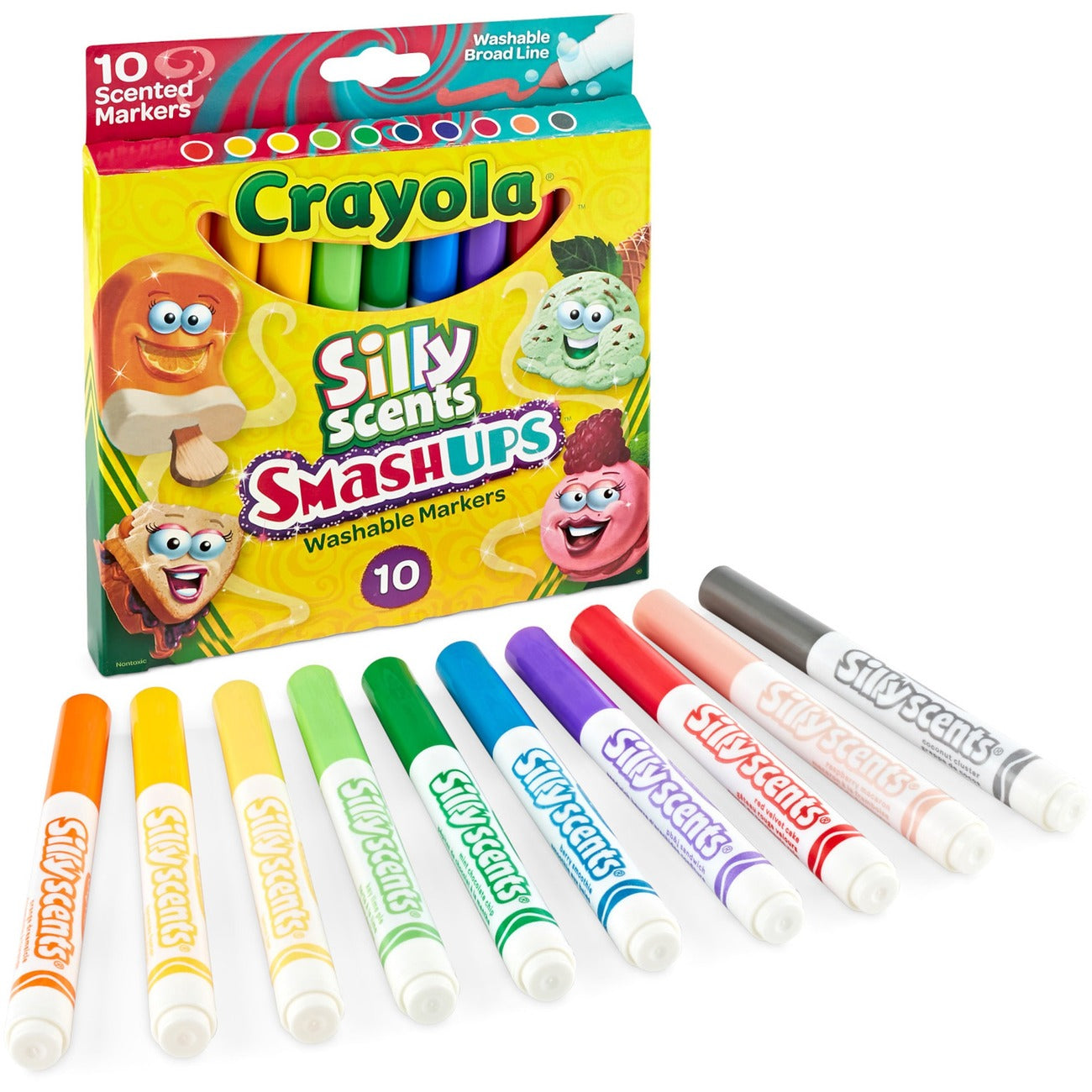 Crayola Mkr 10Ct Bl S/Scents