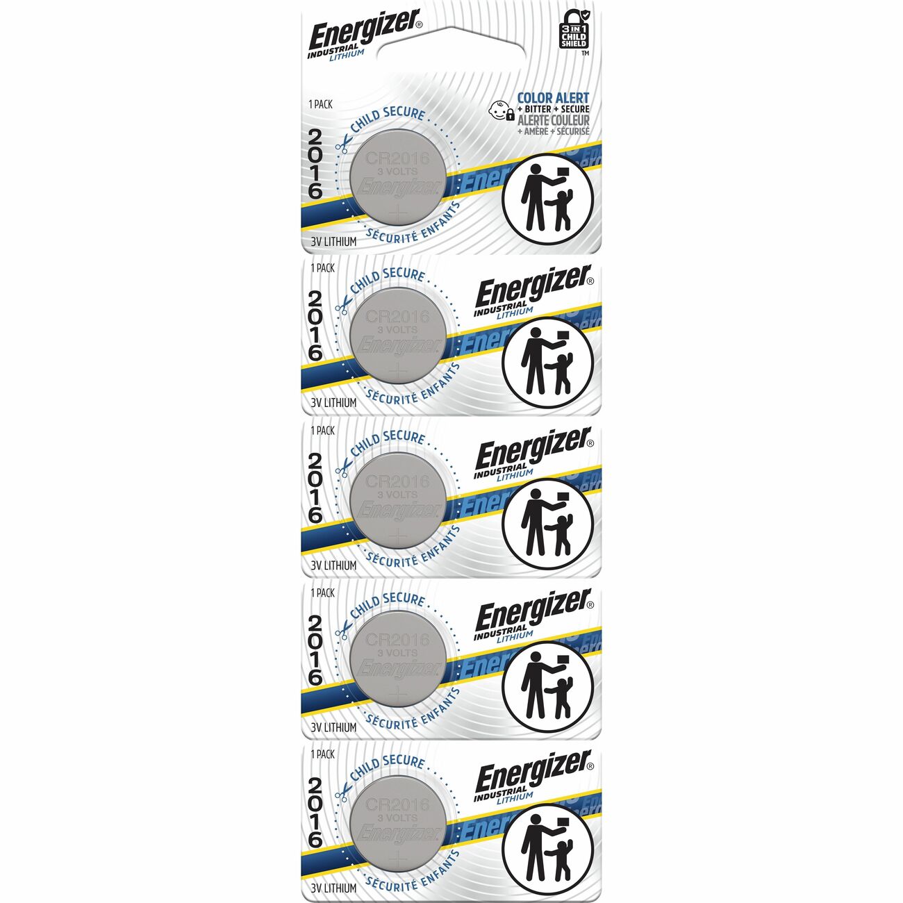 Energizer Battery Lthm Ind 2016 5Pk Tr S