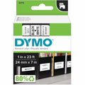 DYMO Cartridge Tape 1' Black/White