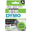 DYMO Cartridge Tape 3/8" Black/Clea