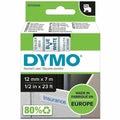 DYMO Cartridge Tape 1/2' Blue/White