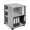Durable Trolley 3Shlvs 132Lb Cap Gy