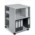 Durable Trolley 3Shlvs 132Lb Cap Gy