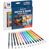 Crayola Pcl 14Ct Sketch/Shade