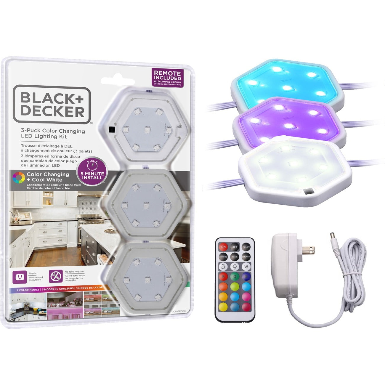 Bostitch Light Puck 3 Rgbk Pk