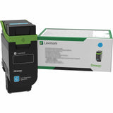 Lexmark Original High Yield Laser Toner Cartridge - Box - Return Program - Cyan - 1 Each