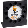 Clock Coffee Pod Black