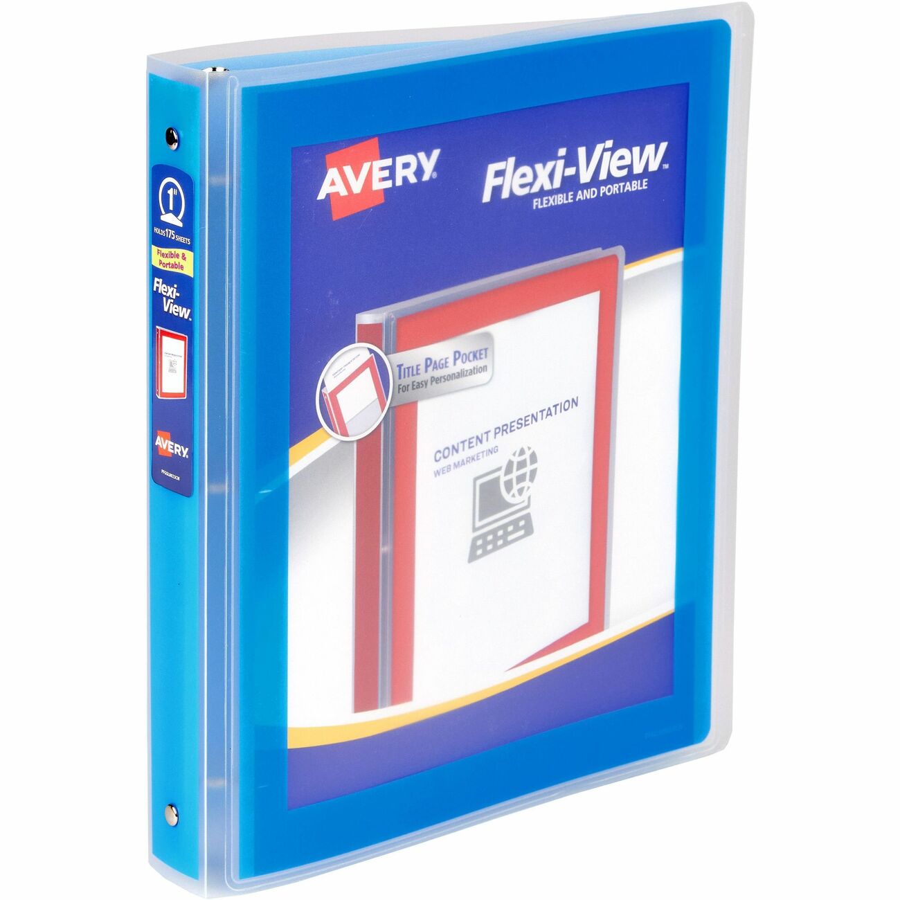 Avery Binder 1 Flexi-View Blue
