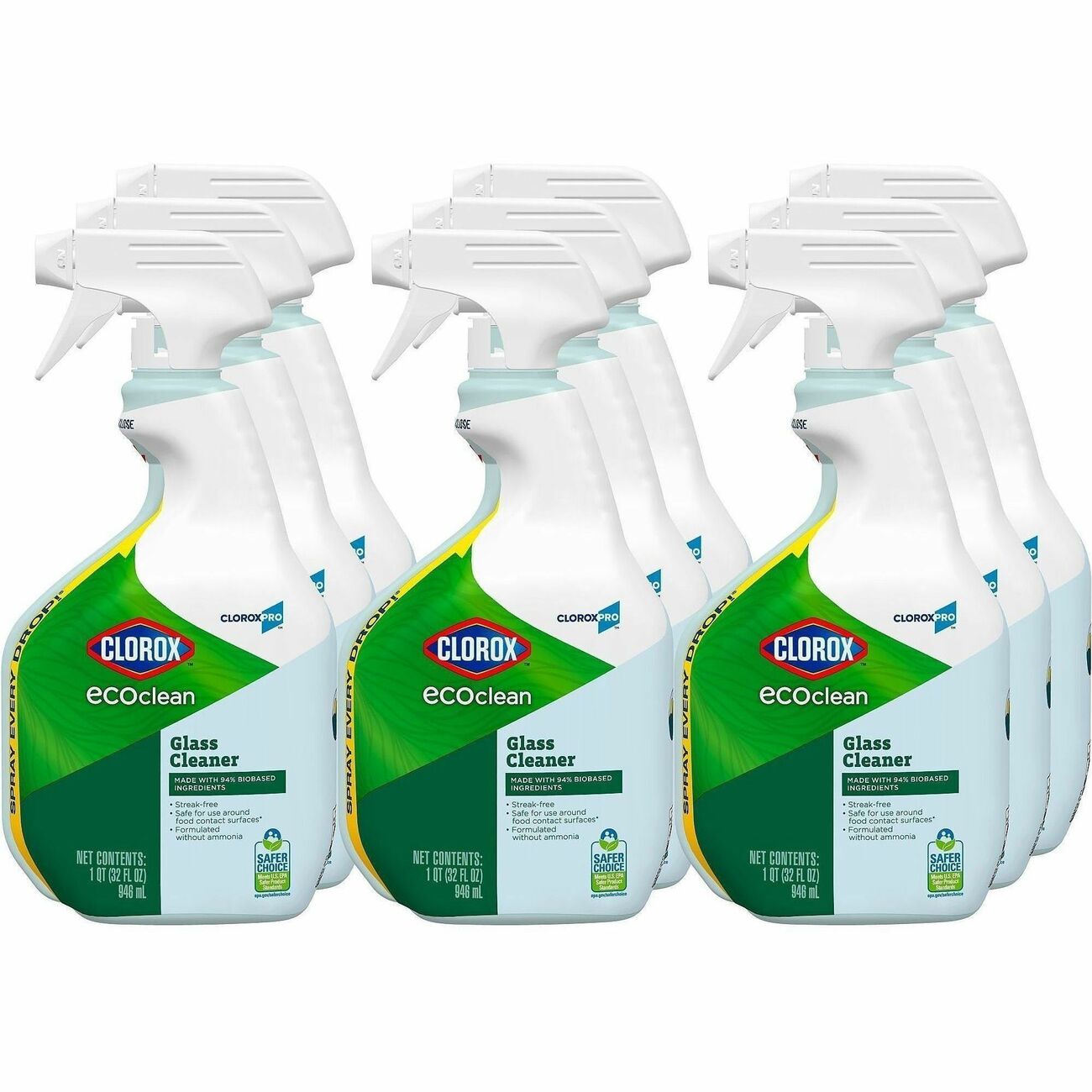 Clorox Cleaner Glass Ecocln Spry 32Z