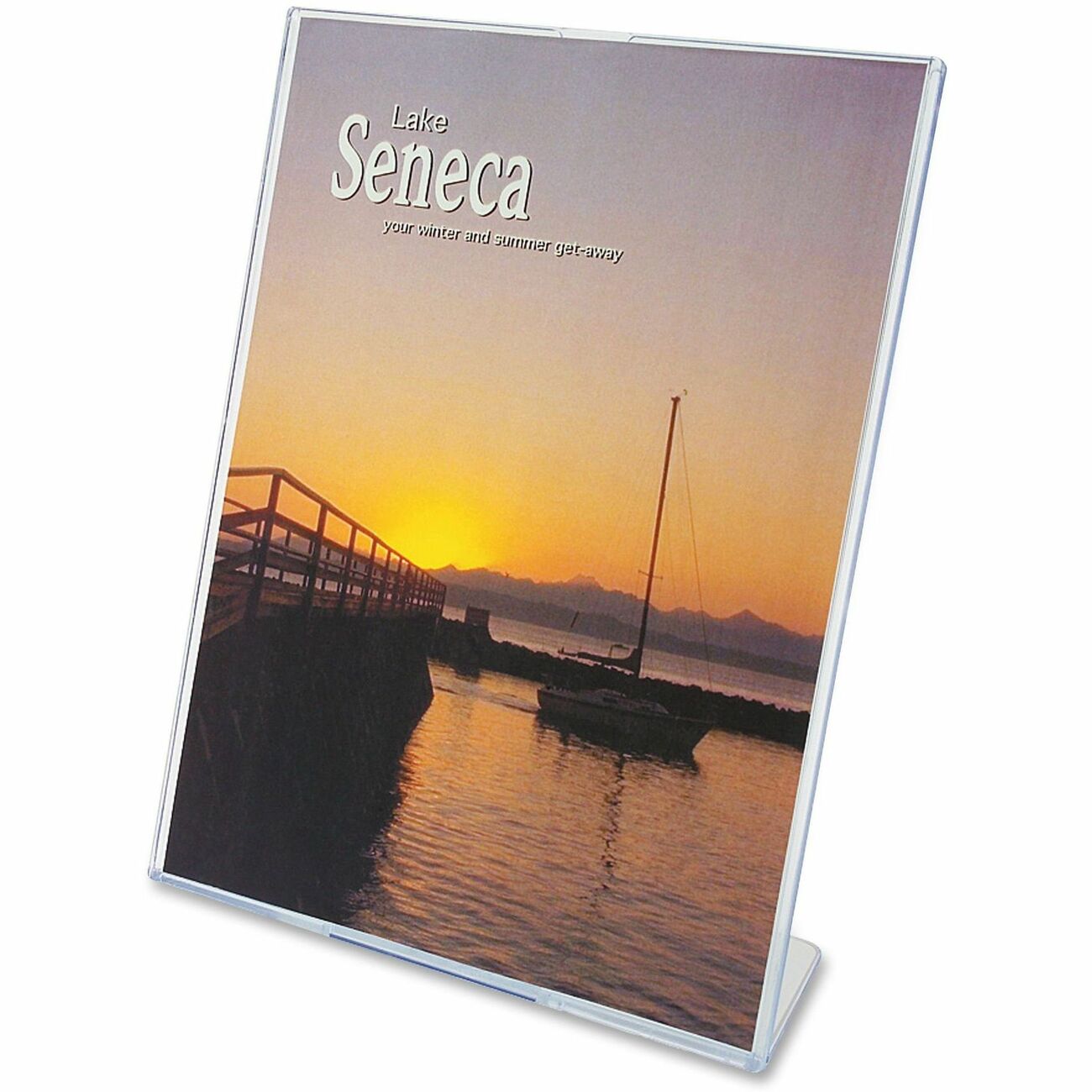 deflecto Holder Sign Slnt Ltr