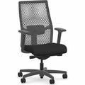HON Chair Reactbck Adjarm Blk