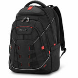 Samsonite Tectonic Nutech Carrying Case Rugged (Backpack) for 11" to 17" Notebook, Tablet, Water Bottle, Umbrella, Card, Accessories - Black