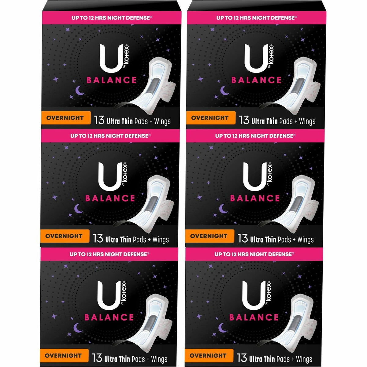 Kimberly-Clark Professional Kotex Thin Overnight Pad 13